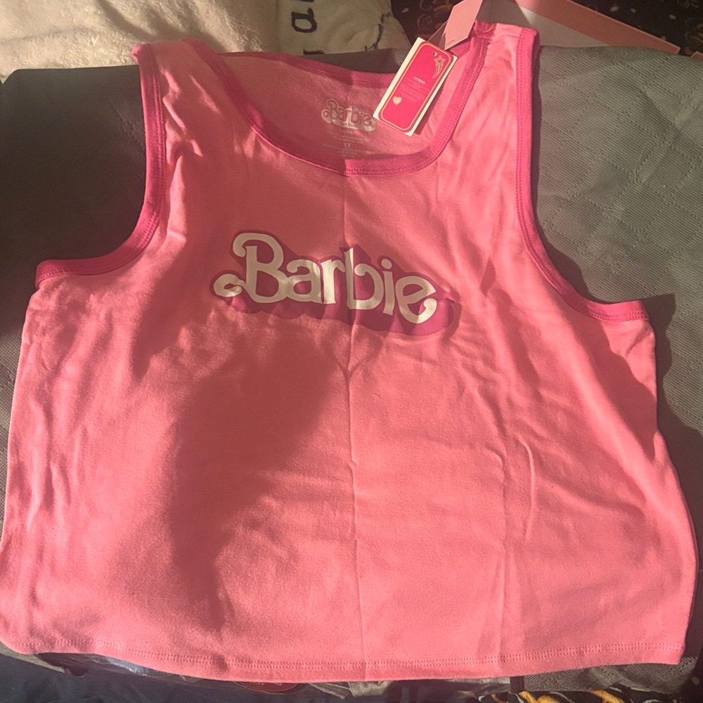 Barbie Pink Sleeveless Top
